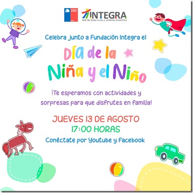 INVITACIÓN DÍA DEL NIÑO