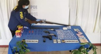 PDI incauta armas, munición y droga por investigación de foco “Armas Limarí”