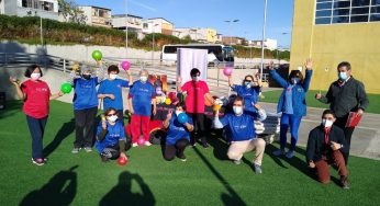 Polideportivo recibe implementos deportivos para potenciar actividades con adultos mayores