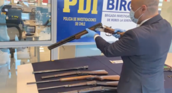 PDI incauta arsenal de armas y municiones de diverso calibre que estaba a la venta en La Serena