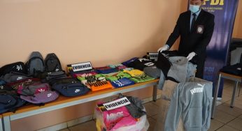 PDI incauta prendas falsificadas y a la venta en el comercio ambulante del centro de La Serena