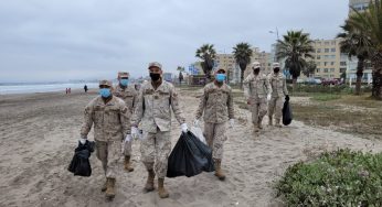 Integrantes del Regimiento N°21 “Coquimbo”, participan en jornada de limpieza en borde costero de las comunas de La Serena y Coquimbo