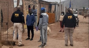 PDI fiscaliza condiciones de vida entre los migrantes que habitan en una toma de La Serena