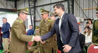 Delegado Presidencial Rubén Quezada destaca compromiso y servicio del General Rodrigo Espinoza
