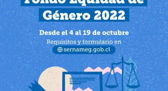 SernamEG abre las postulaciones al Fondo Equidad de Género 2022