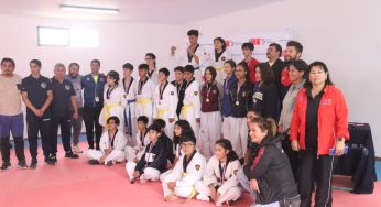 Taekwondo coronó a sus campeones regionales escolares