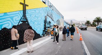 Se inauguró el Mural Panorámico de Coquimbo