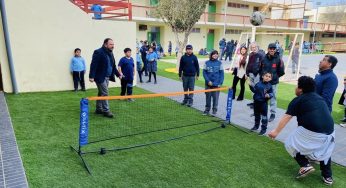 Alcalde Gross verifica mejoras comprometidas en el colegio Diego de Almagro de Los Vilos
