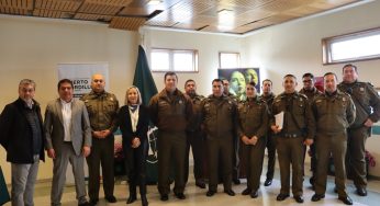 Coordinan acciones entre Carabineros y SLEP Puerto Cordillera para prevenir delitos en establecimientos educacionales
