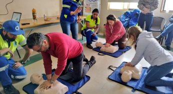 Trabajadores del Centro de Justicia Juvenil de Sename recibieron entrenamiento en primeros auxilios