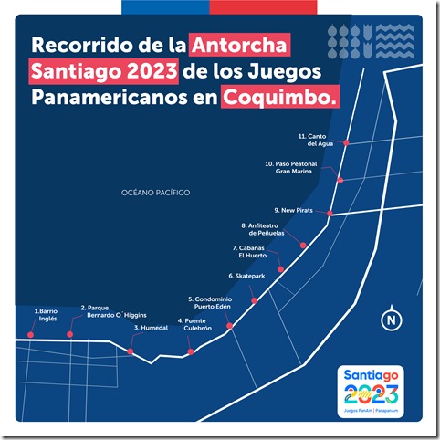 MAPA RECORRIDO ANTORCHA LS COQ