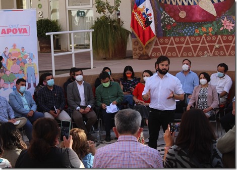 PRESIDENTE GABRIEL BORIC EN MONTE PATRIA