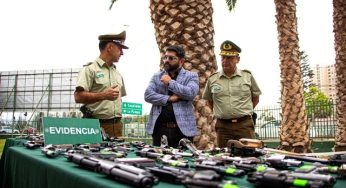 Más de 130 armas de fuego ha decomisado Carabineros en la provincia del Elqui