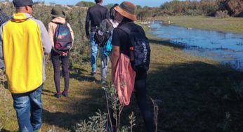 Jóvenes en proceso de reinserción visitan desembocadura del Humedal Urbano Río Elqui