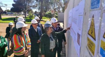 Más de un 35% de avance registran los primeros espacios intervenidos en la Avenida Francisco de Aguirre en La Serena