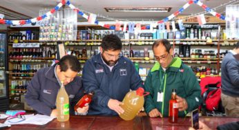 SAG fiscaliza Ley de Alcoholes para regular la calidad y la potabilidad del producto previo a Fiestas Patrias