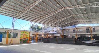 Avanza el mejoramiento de infraestructura deportiva de la Escuela Valle del Choapa