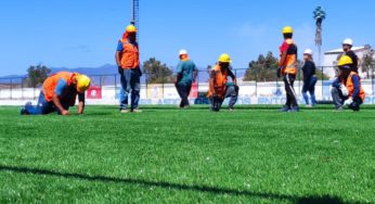 Avanzan las obras del Cendyr Tongoy: contará con una renovada cancha estándar FIFA