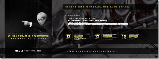 BANNER III Concierto Música de Cámara