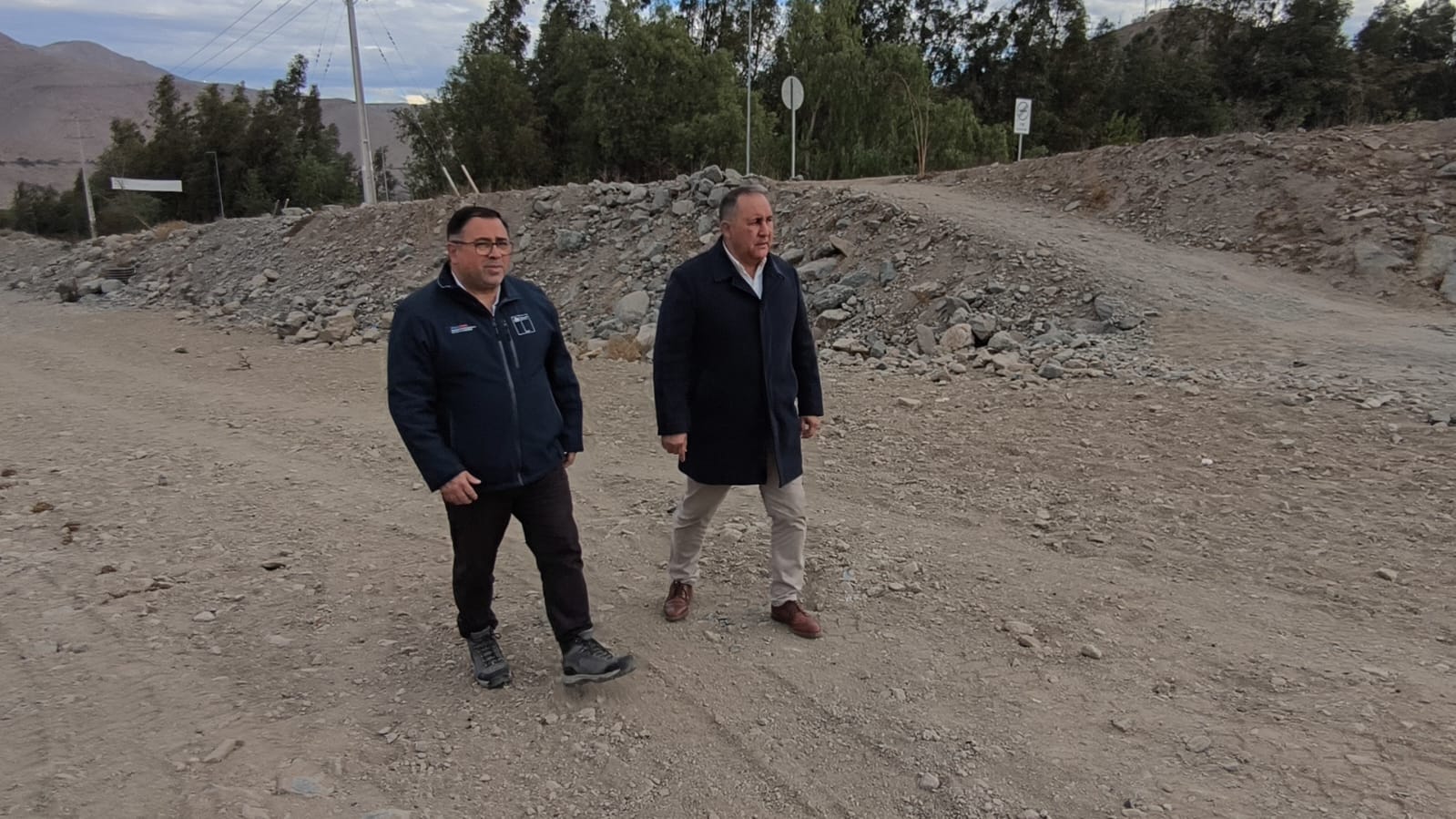 Autoridades inspeccionan la quebrada de Leiva en Vicuña para prevenir riesgos por sistema frontal