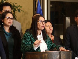 La diputada Nathalie Castillo durante una intervención en el Congreso sobre la emergencia en Coquimbo.