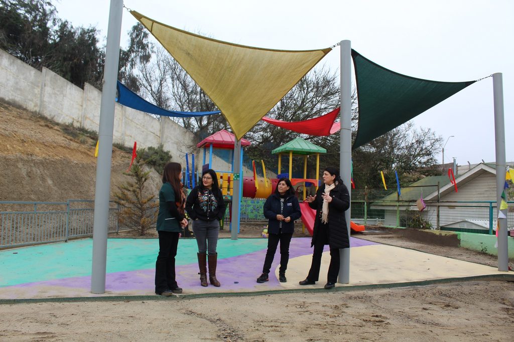 Directora ejecutiva de Fundación Integra visita jardín infantil tras temporal en Coquimbo