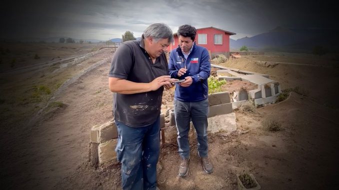 Seremi de Gobierno de Coquimbo supervisando las ayudas estatales tras los sistemas frontales