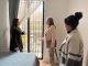 Autoridades regionales inspeccionando residencia de SernamEG en Coquimbo ante sistema frontal