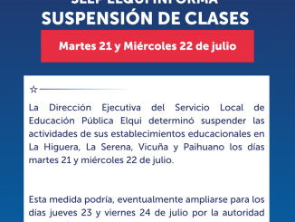 Establecimiento educacional del SLEP Elqui afectado por condiciones climáticas adversas