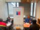 Funcionarios de Bienes Nacionales atendiendo a la comunidad en una oficina municipal