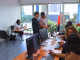 Fachada de una oficina de atención al cliente de la empresa CGE en Chile