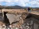 Autoridades revisando las labores de reconstrucción tras el temporal en La Serena