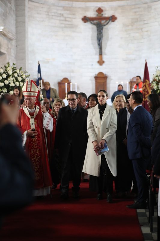 Ceremonia religiosa en la Catedral de La Serena por su aniversario 482