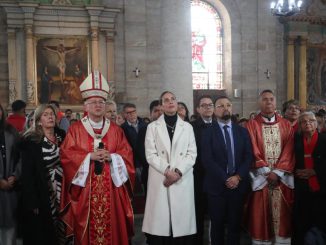 Ceremonia religiosa en la Catedral de La Serena por su aniversario 482