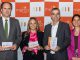 Colaboradores de Nestlé Chile en sus oficinas celebrando el reconocimiento de Merco Talento 2026