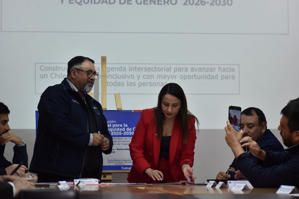 Autoridades regionales en la sesión de inicio de la Agenda de Género 2026-2030 en la Región de Coquimbo