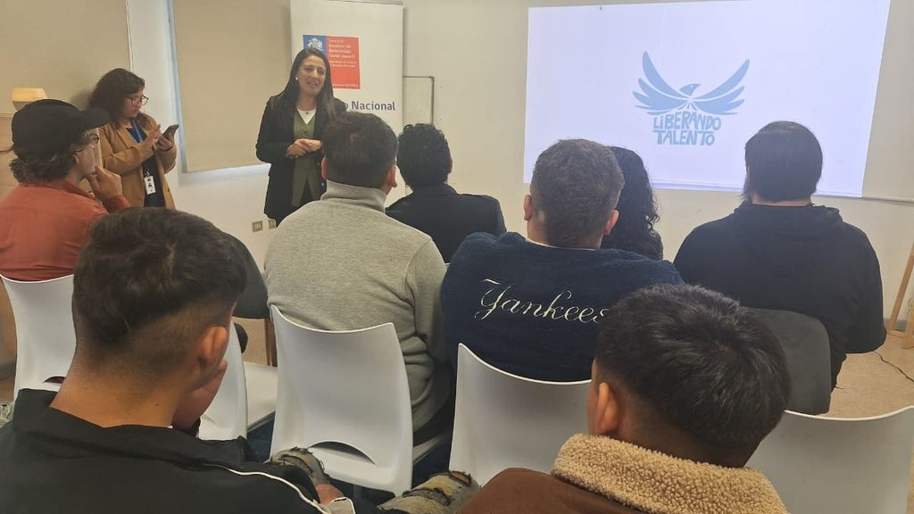 Jóvenes del centro privativo de libertad de Coquimbo participan en el programa Liberando Talento