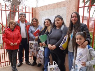 Equipos del SLEP Elqui inspeccionan daños en la Escuela de Romero para instalar suministro de agua potable.