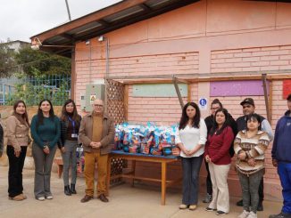 Autoridades del SLEP Elqui inspeccionan las instalaciones del Colegio Quebrada de Talca para el restablecimiento de clases.
