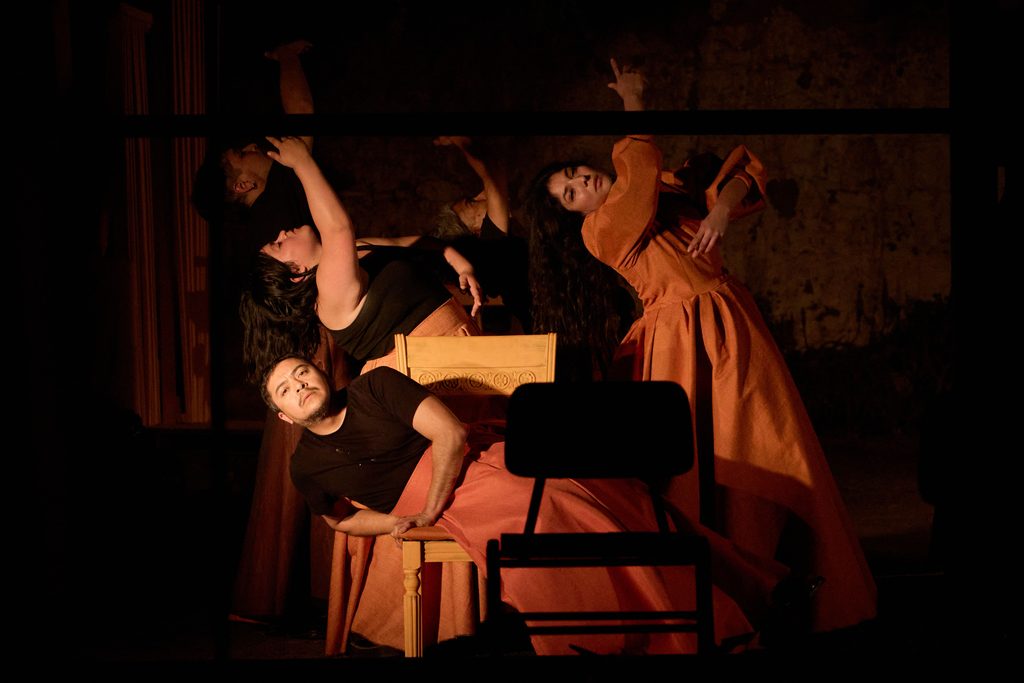 Elenco de la obra Cover La Gaviota en el espacio teatral de La Serena