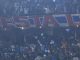 Jugadores de Universidad Católica y Coquimbo Unido disputando un partido de Copa Libertadores.