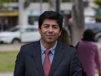 Paisaje representativo de la Región de Coquimbo con banderas chilenas celebrando Fiestas Patrias.