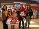 Parejas ganadoras de la muestra comunal de cueca escolar en el Coliseo Monumental de La Serena