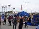 Autoridades junto a ciudadanos en la Fonda Preventiva de Coquimbo promoviendo el autocuidado en Fiestas Patrias
