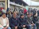 Pescadores artesanales de la región de Coquimbo recibiendo kits de indumentaria y herramientas para la faena de captura de jibia