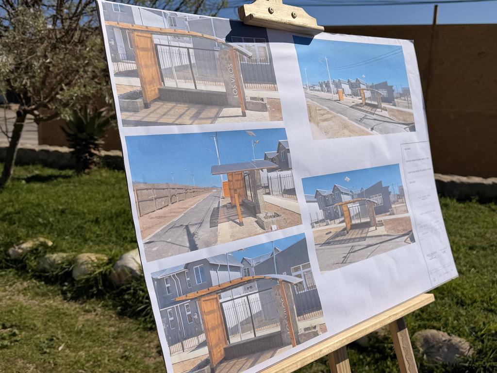 Nuevos paraderos instalados en la comuna de Los Vilos para mejorar la seguridad de los usuarios