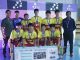 Equipos de futsal Sub 14 de Ovalle y Coquimbo celebrando su clasificación al campeonato nacional.