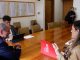 La alcaldesa de La Serena junto al ministro de Transportes revisando proyectos viales y de tranvía para la comuna