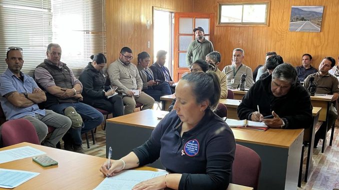 Reunión del COGRID en la provincia de Choapa para coordinar medidas preventivas ante el sistema frontal.