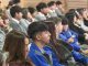 Estudiantes de la Región de Coquimbo recibiendo su certificación como Monitores de Seguridad Minera en una emotiva ceremonia.